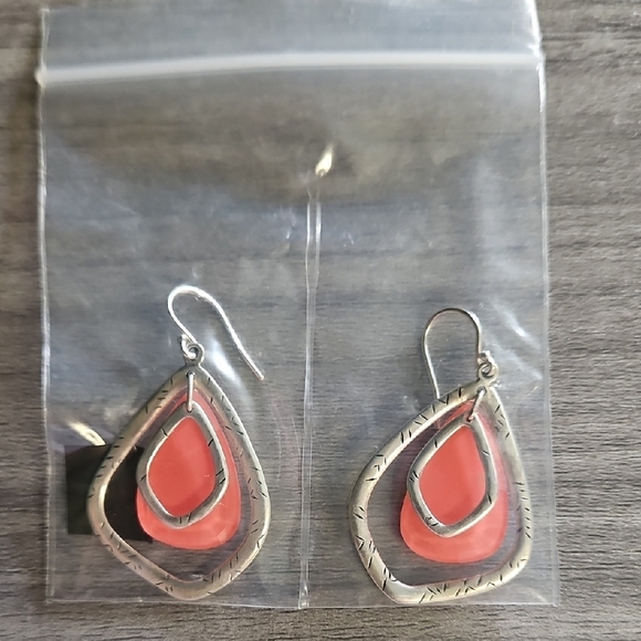 Silpada Sterling Silver And Magnesite Earrings - Picture 2 of 3